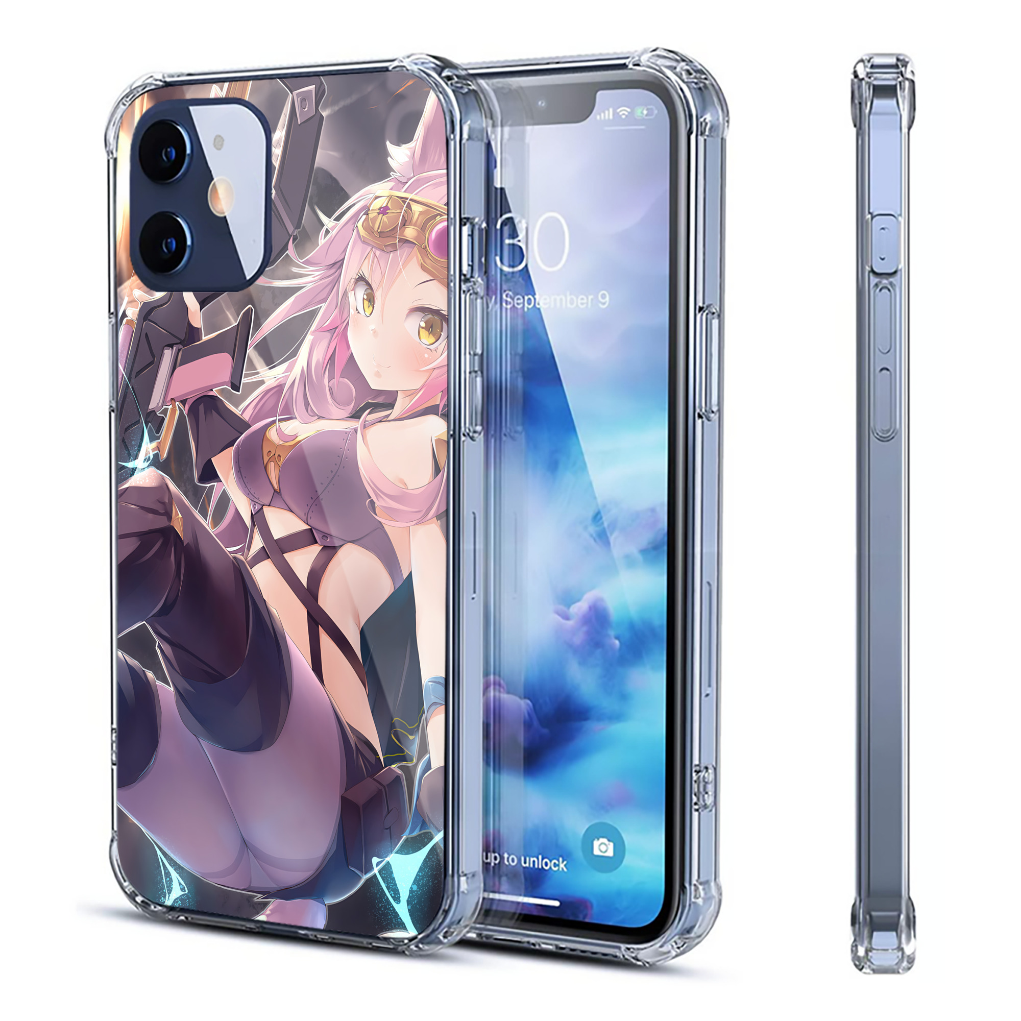 （画像用） 遊☆戯☆王 Yu-Gi-Oh! 【iPhone 12シリーズ対応】透明スマホケース（クリアソフトケース）